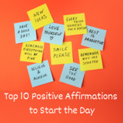 Top 10 Positive Affirmations to Start the Day